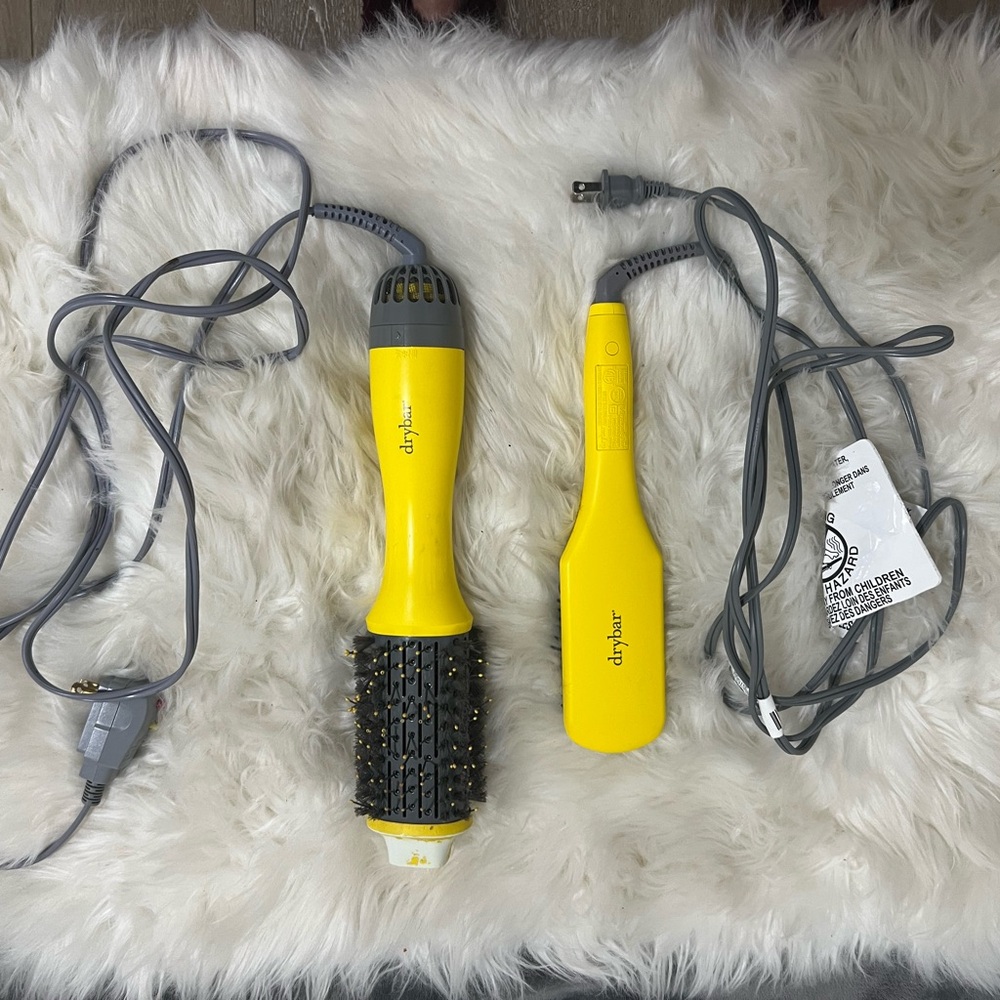 Drybar Vibrant Yellow Styling Tools